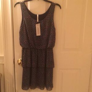 A flowy floral dress